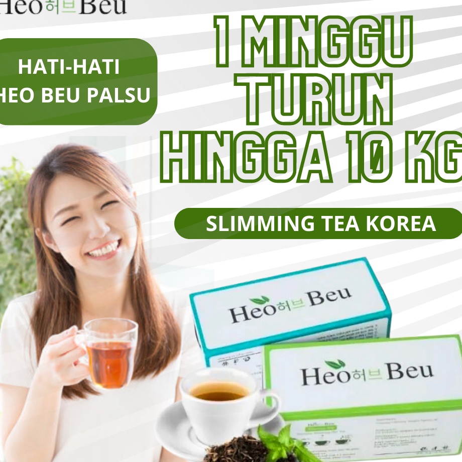 

Terbaru 3.3 Teh Heo Beu Sliming Tea Korea Paket Terampuh Teh Pelangsing Ampuh Turunkan Berat Badan ORIGINAL 100% Asli Teh Diet Pelangsing Badan Herbal dan Peluntur Lemak Terampuh Detox Herbal Daun Jati Cina Alami