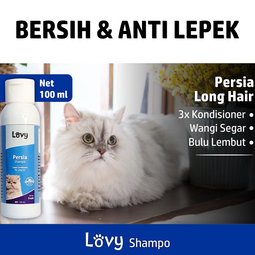 Terbaru Shampo Kucing Persia Anggora Shampo LOVY 100 ML
