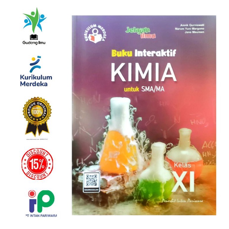 Buku Interaktif Geografi SMA/MA Kelas 11/XI Semester 1&amp;2 Kurikulum Merdeka Intan pariwara Tahun 2023