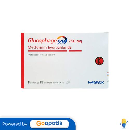 GLUCOPHAGE XR 750 MG BOX 120 TABLET