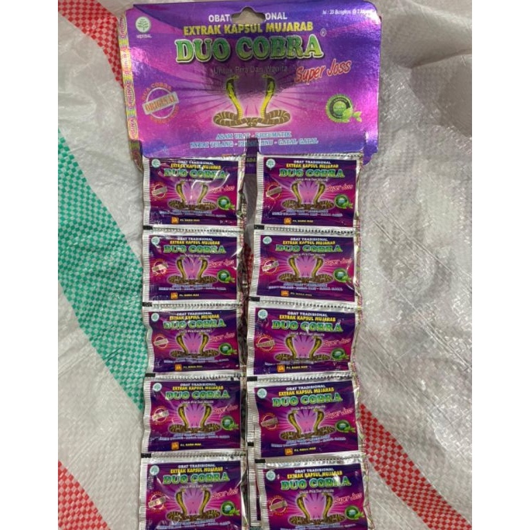 

BIG PROMO H32 Duo cobra kapsul asam urat ハ