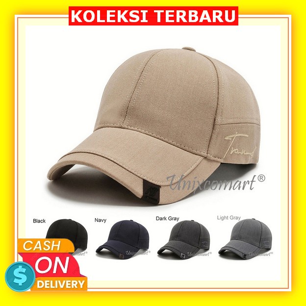 Topi Cowok Keren 2023 Kualitas Bagus Besball Pria Dewasa Premium Kekinian Import Laki-Laki Sports Ba