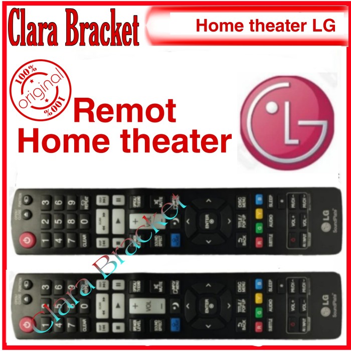 Remote Remot Home Theater Lg Orisinil
