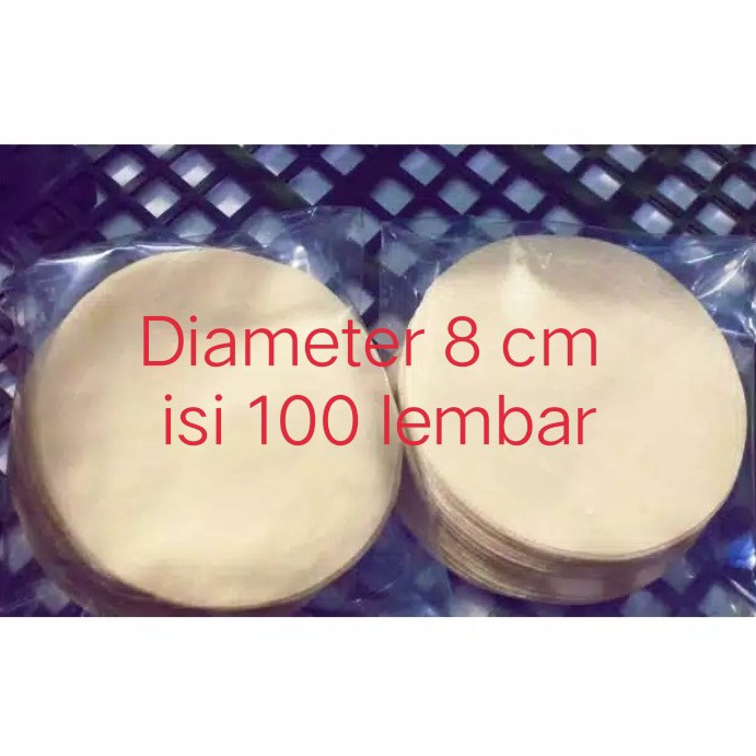 

➻Ready➵ Kulit dimsum,100 lembar/pack ukuran 8 cm Z97