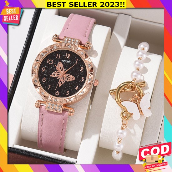 Jam Tangan Wanita Bisa Cod Korean Jm Tngan Wanita Fashion Terbaru 2023 Jsmtangan Analog Jsm Rantai K