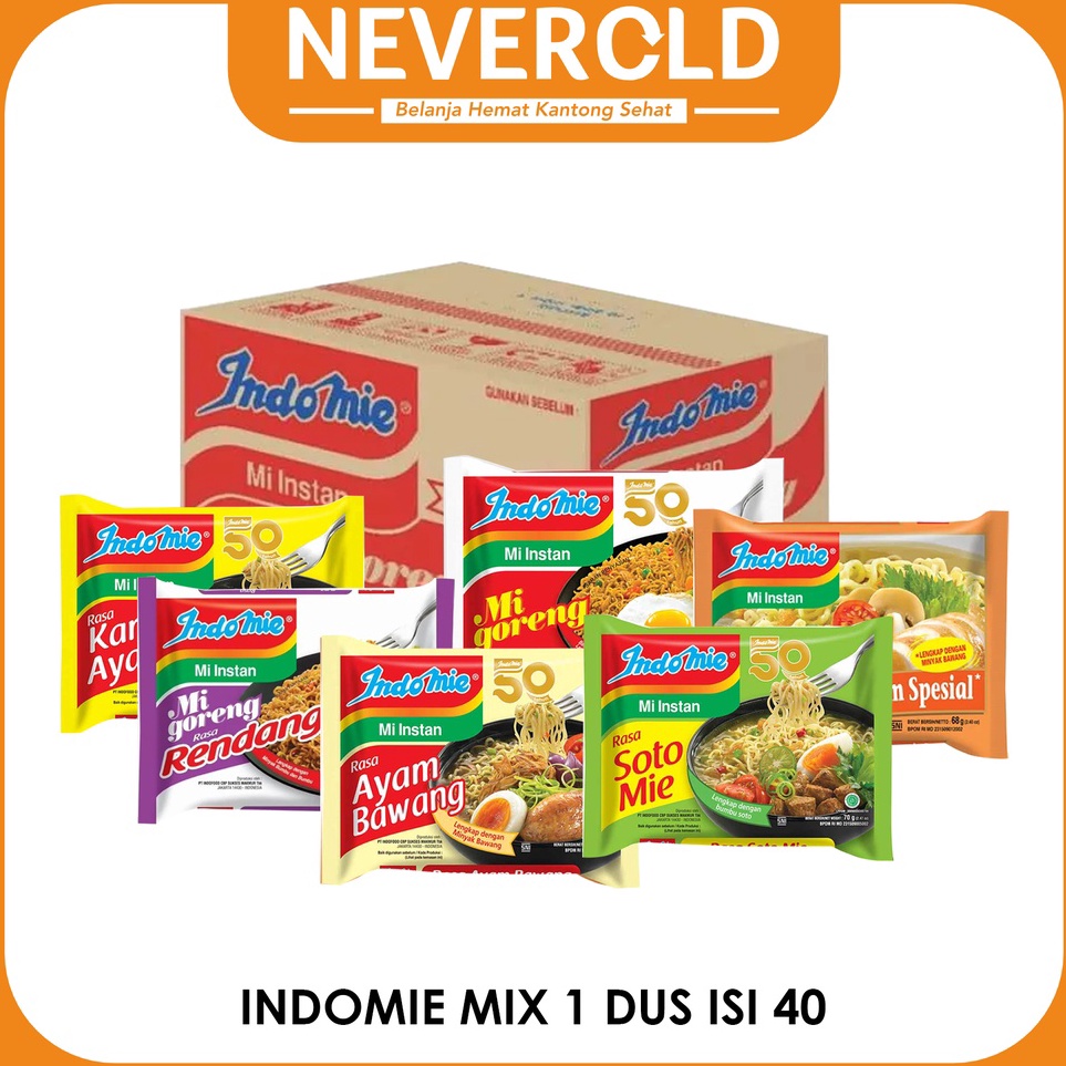 

❂Laris✮➫ Indomie 1 Dus isi 40 (bisa campur) V82