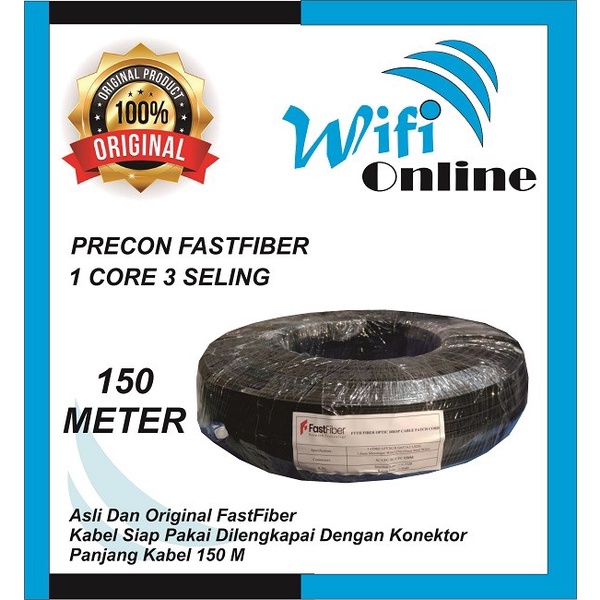 Kabel Fiber optik FO 150 Meter Precon Drop Core
