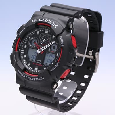 PROMO CASIO G-SHOCK GA-100-1A4DR / GA-100-1A4DR / GA100 ORIGINAL TERBARU
