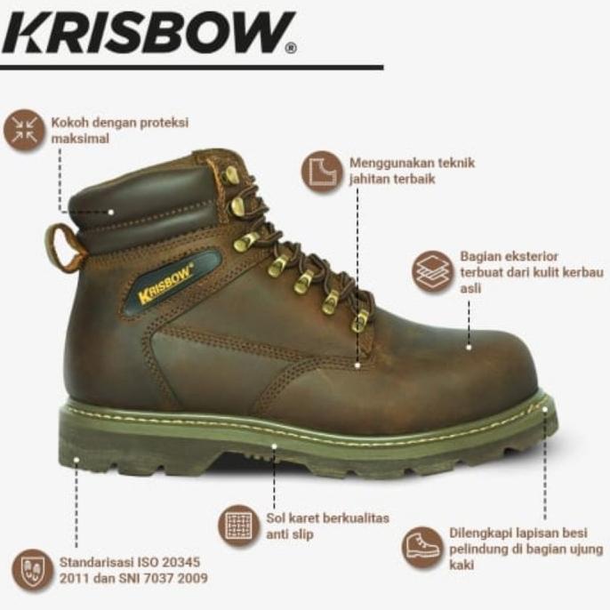 Krisbow Vulcan Sepatu Pengaman safety shoes