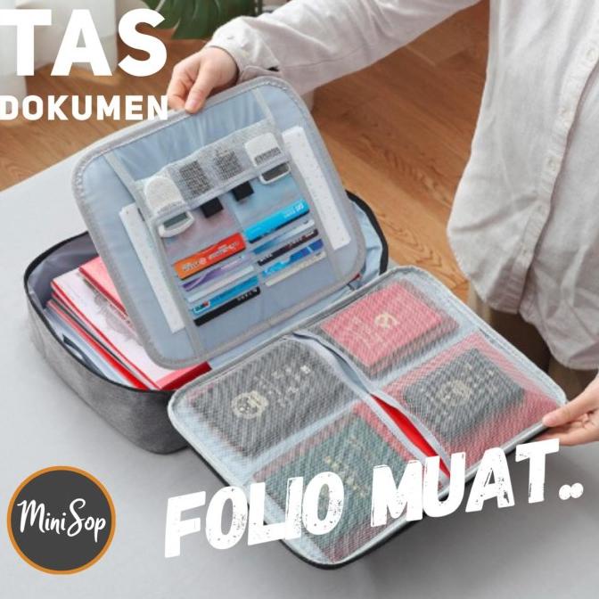 

Tas Dokumen Anti Air 3 Digit Angka Kunci / Tas Travel Document Bag