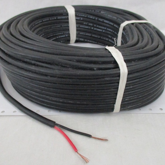 Serba Murah Kabel CARGO Serabut Hitam NYYHYO 2x0,75mm2 KawatTembaga Similer Eterna/Kabel Outdoor Ind