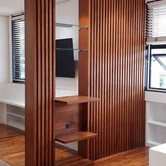 Partisi Penyekat Ruangan Pembatas Ruangan Kayu Jati Kayu Kamper