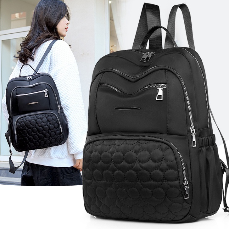 Promo 14 15 inch Laptop bag  Besar tas Ransel Wanita large backpack perempuan tas galas Fashion Trav