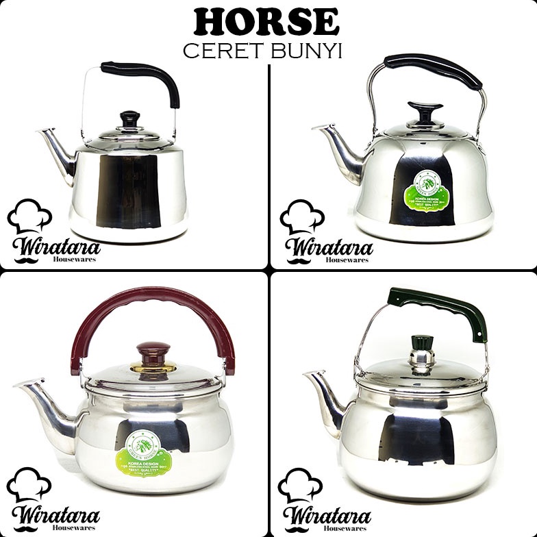 Murah banget Horse Ceret Bunyi Stainless | Teko Siul Masak Air Panas | Whistling Kettle | Ketel Besa