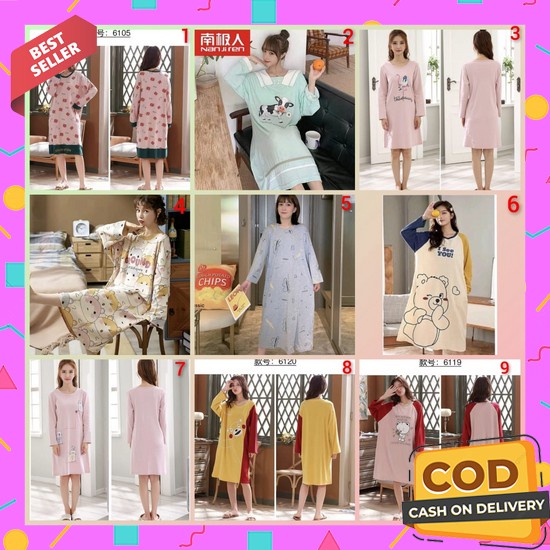 Daster Viral Kekinian Homydress Model Terbaru 2023 Baju Tidur Remaja K Baju Tidur Daster Lengan Panj
