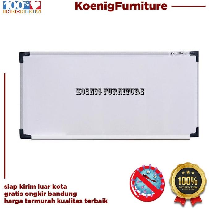 

Whiteboard Gantung Sakura 240 X 120 / Papan Tulis Sekolah 240 X 120