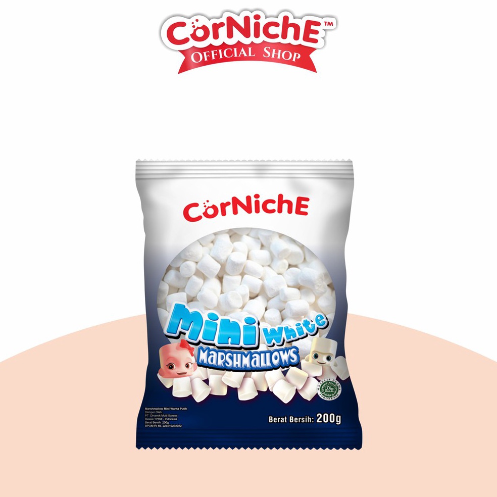 

Model baru Corniche Mini White Marshmallow 200gr I0V