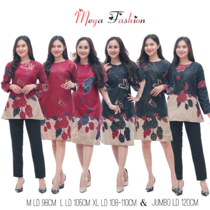 BAJU BATIK ATASAN KERJA WANITA NGAJAR BAJU GURU NGAJAR SERAGAMAN BAJU KURUNG ATASAN