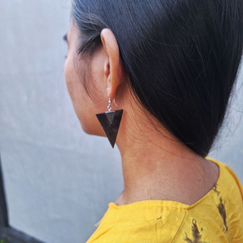Anting Kayu Etnik Pria & Wanita / Anting Etnik / Anting Khas Bali / Craft Dewata
