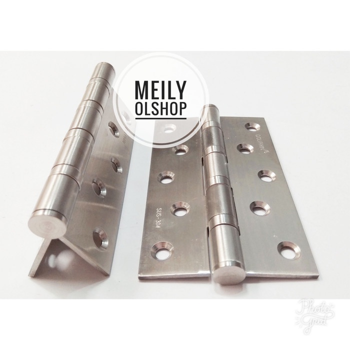 Engsel Pintu Bahan Stainless 5"