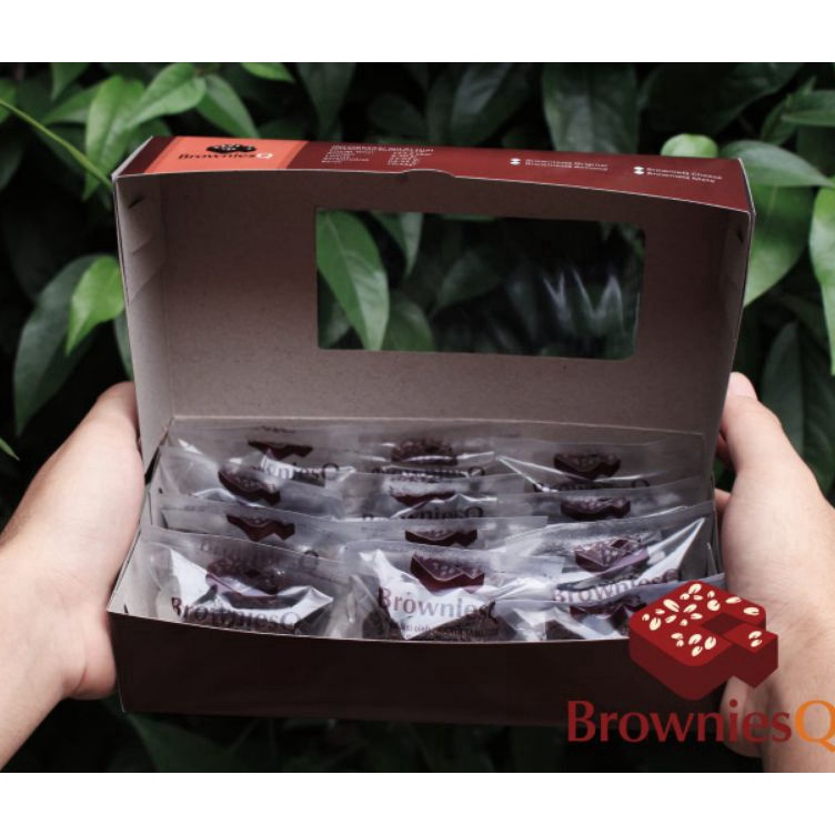 

✱Ready Stok V9Q9K Brownies Panggang Fudgy Dark Coklat Brownies Q Mini Murah Z75 ✰Harga Termurah