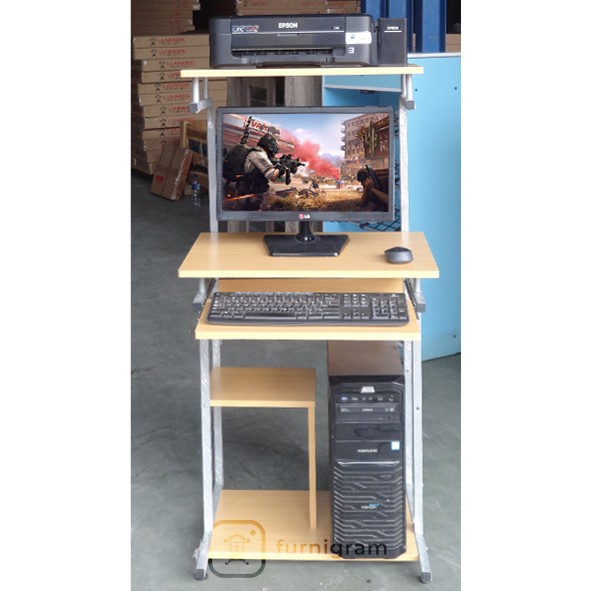 Terlaris Meja Komputer Tingkat Minimalis Huga 905