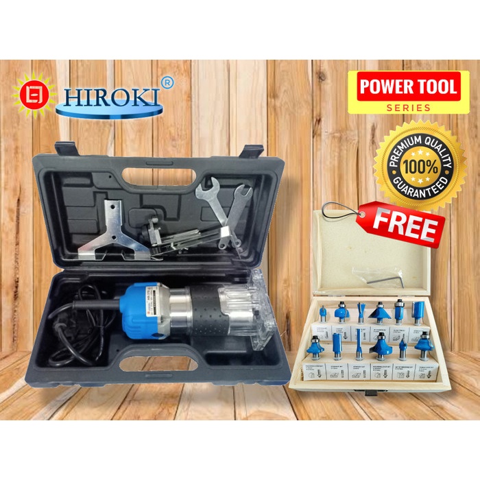 

Terlaris Promo Mesin Profil Bor Trimmer Hiroki 370 Wood Router Kayu Serut Ukir