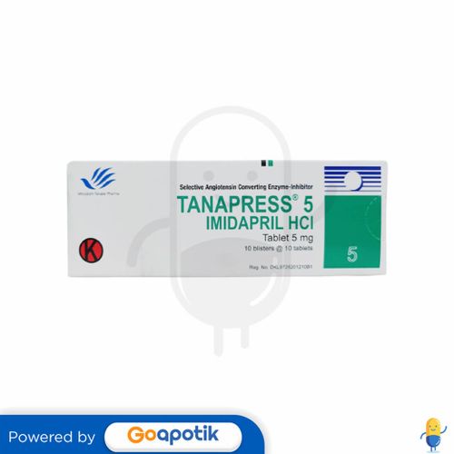 TANAPRESS 5 MG BOX 100 TABLET