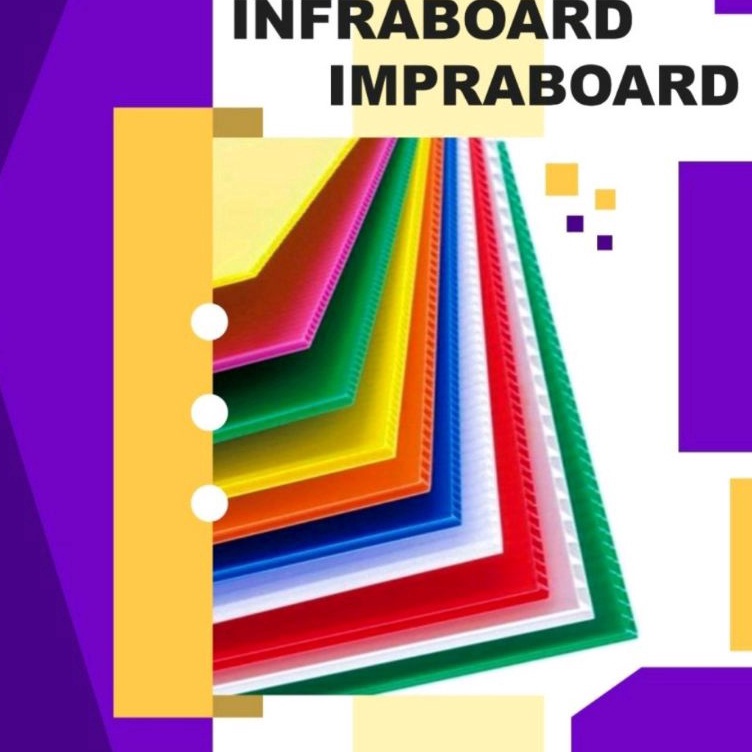

[KODE PRODUK FLKU84642] INFRABOARD IMPRABOARD 50X75cm Tebal 3mm IMPRABOARD 75x50 PP BOARD