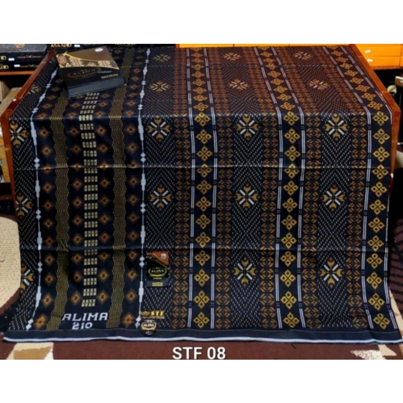 Sarung alima motif bhs hitam