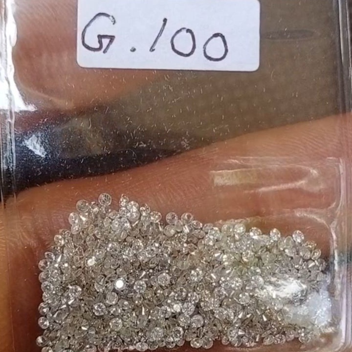 Dijual Murah➮ J9IWQ Natural berlian putih eropa tabur 0,01 ct  (gugur 100) - Berlian / intan asli or