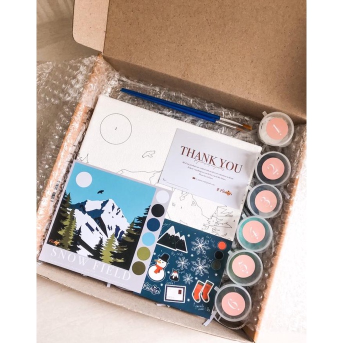 

Paint By Number [Snow Field] | ByPainters | Painting Set | 20x20