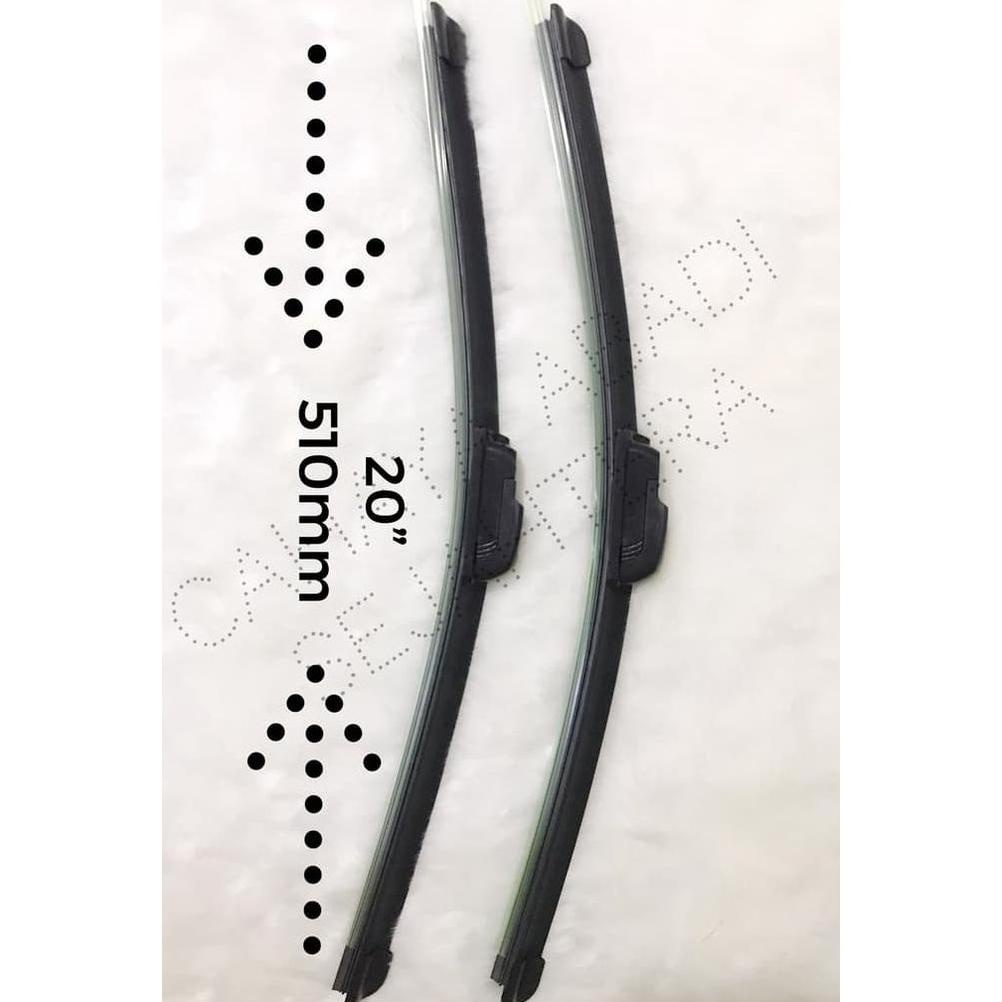 wiper frameless Toyota Fortuner 2008-2010 uk. 20"-20"