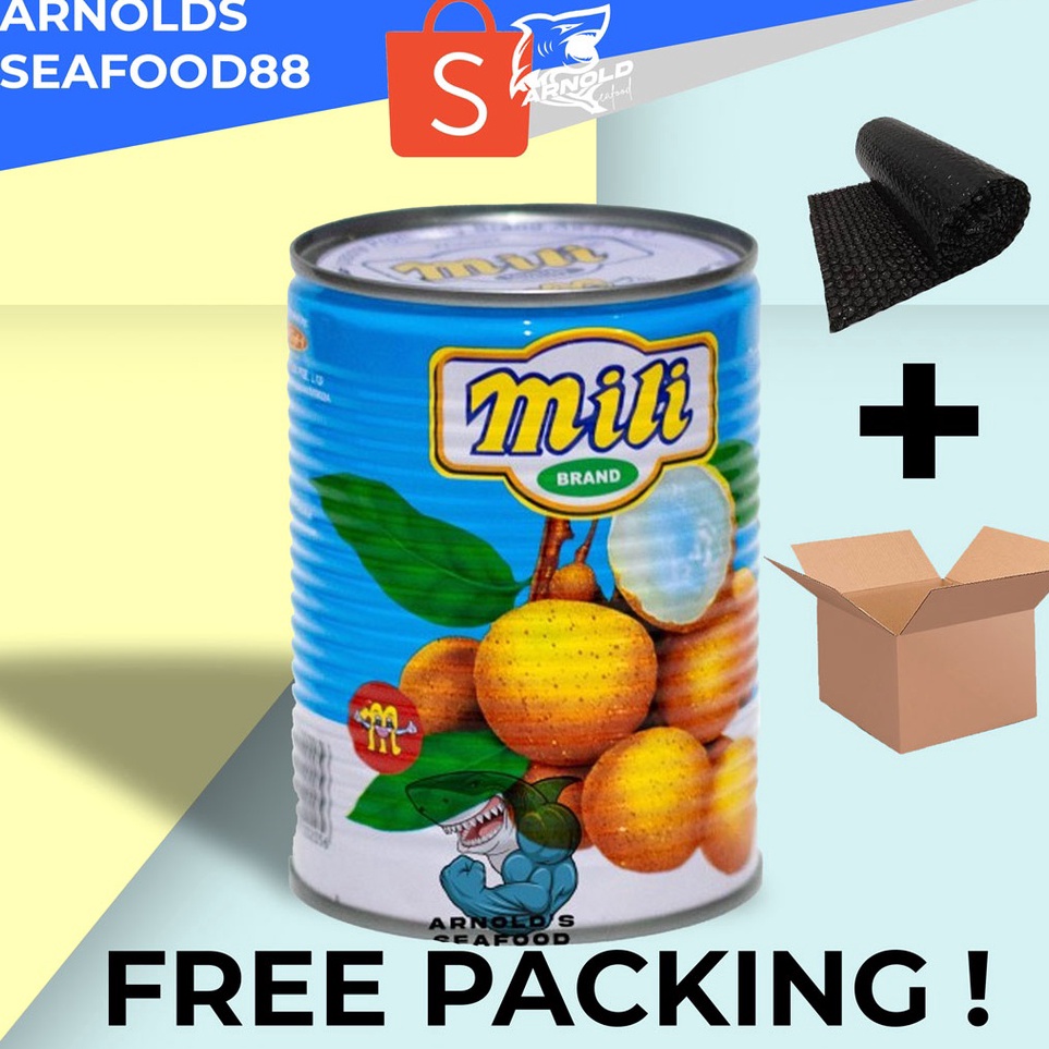 

[KODE PRODUK 8SLPD6674] MILI Longans In Heavy Syrup 565 gr / Lengkeng Kaleng Longan