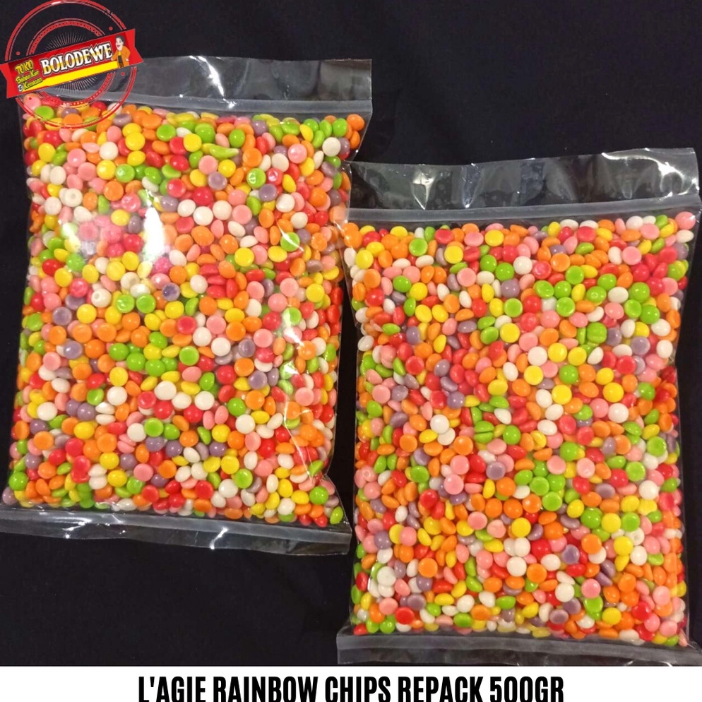 

Best Product.. L'agie Rainbow Chips Repack 500gr W8S