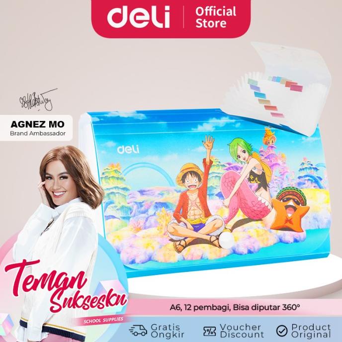 

Deli Expanding File / Tas Dokumen Map A6 Edisi One Piece Ef622