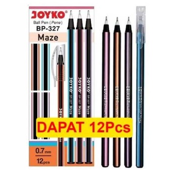 

Pulpen / Bolpoin / Pen / Bolpen Maze Joyko 0.7Mm (12Pcs)