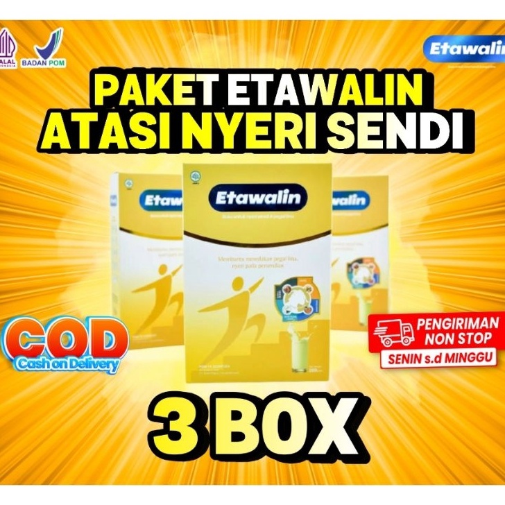 

Jangan Sampai Kehabisan!!!❄️ ETAWALIN PAKET 3 BOX - Susu Kambing Etawa Asli Mengatasi Nyeri Sendi, Sakit Lutut, Dan Rematik