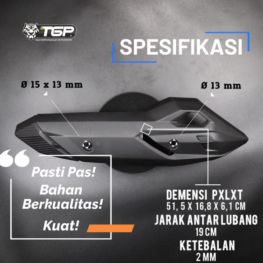 Promo Cover Knalpot Vario 125-150 New Pelindung Knalpot Vario 125- 150 Ori