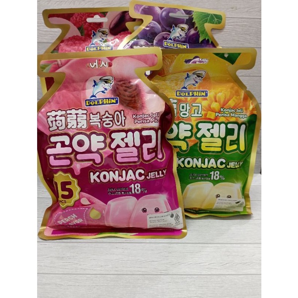 

Dolphin KONJAC JELLY 300g(15pcs)