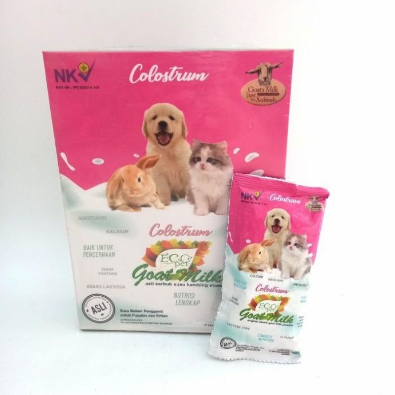 

Susu Ecopet Colostrum Goat Milk Eco Pet