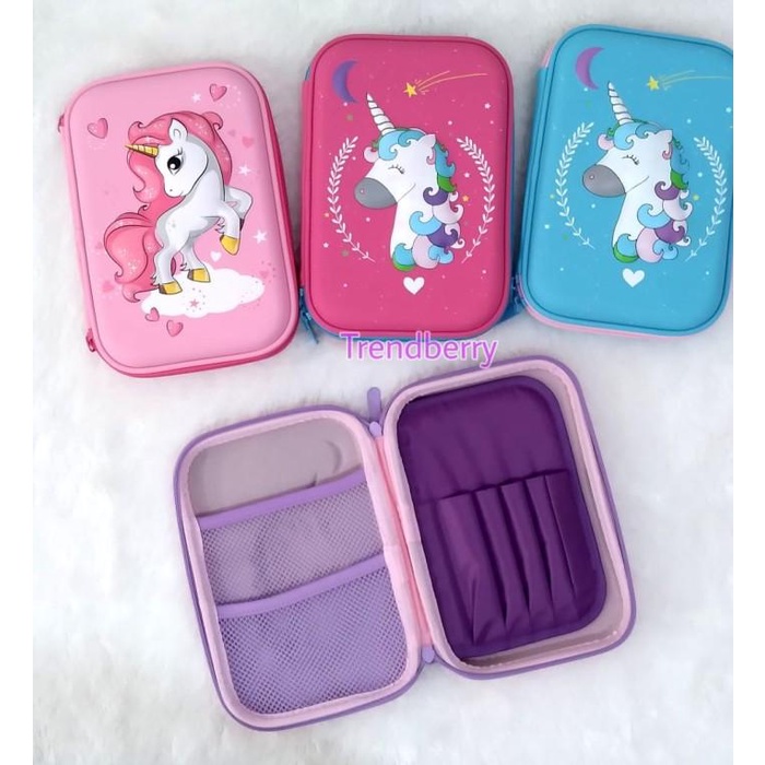 

Tempat Pensil Unicorn Kotak Pensil Pensil Case Hardtop 3D Unicorn Lucu