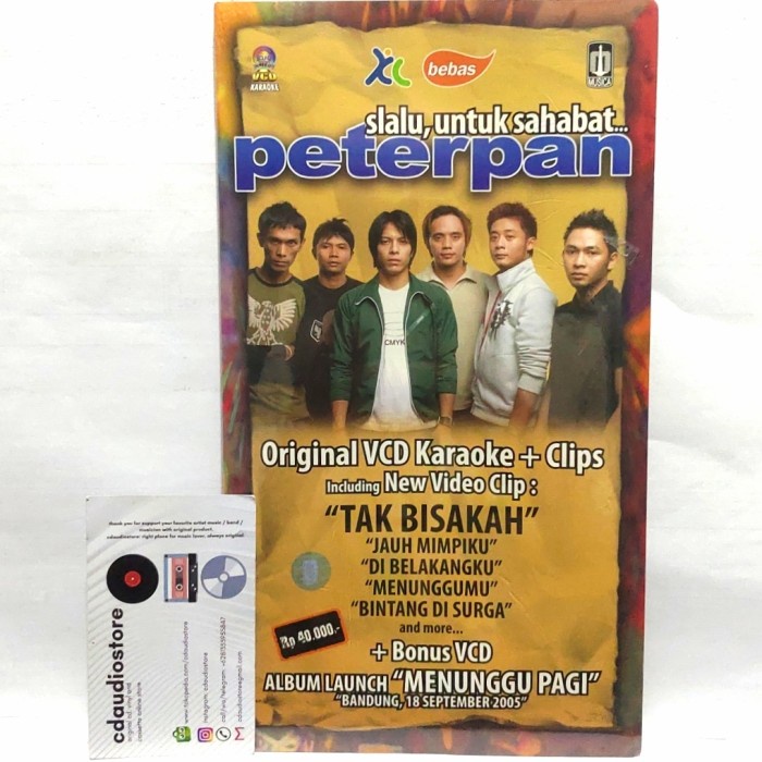 Terlaris Vcd Peterpan - Slalu, Untuk Sahabat Double Disc