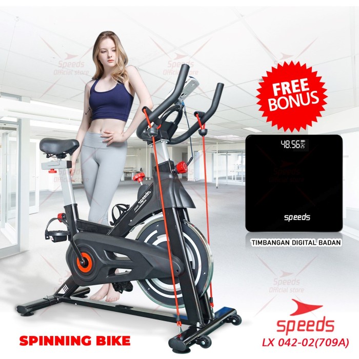 Terlaris Spinning Bike Sepeda Olahraga Fitness Alat Fitness 042-709A