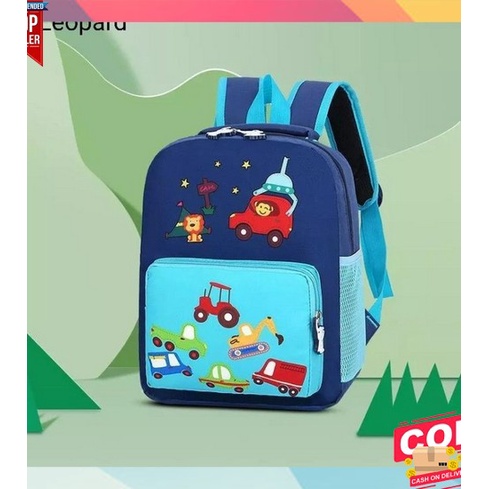 Tas Ransel Distro Pria&Wanita-Tas Sekolah Tas Ransel Sekolah Mini Car Anak Laki Laki Paud Dan Tk - B
