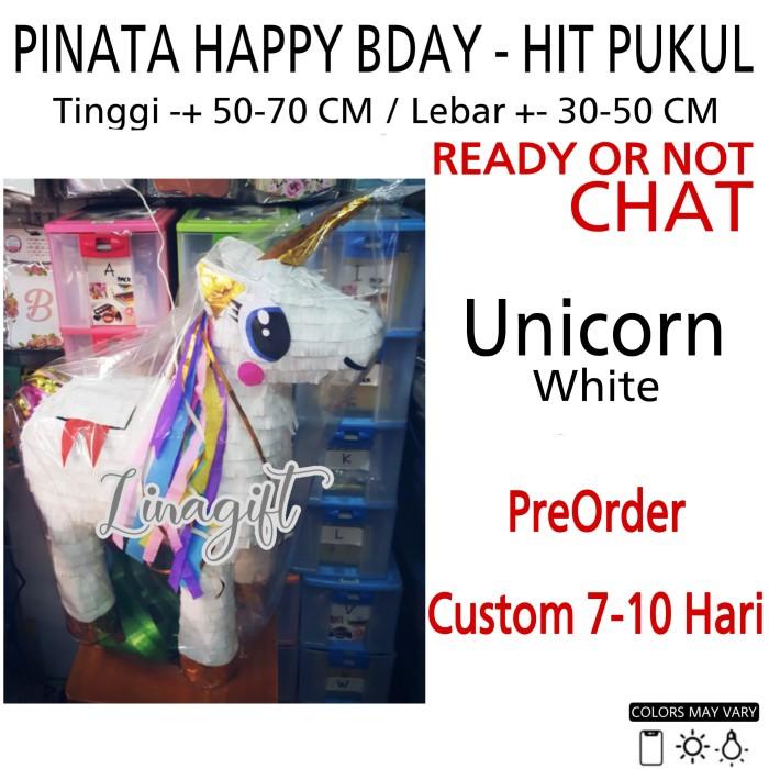 

(( BISA COD) PINATA HAPPY BIRTHDAY ULANG TAHUN UNICORN READY GOJEK GRAB INSTANT