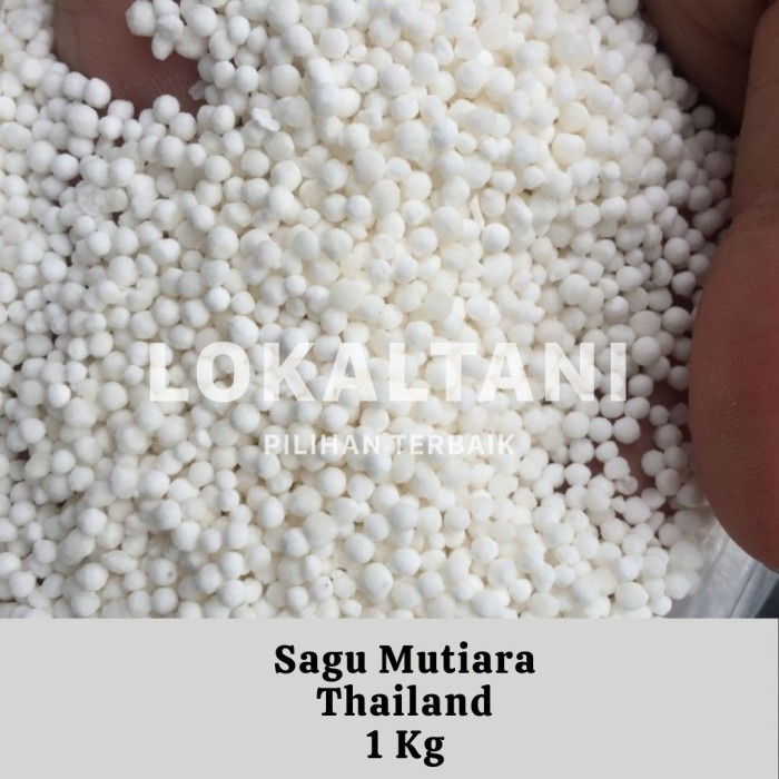 

Terlaris Sagu Mutiara Thailand 1Kg Repack/ Sagu Mutiara Dari Thailand Asli