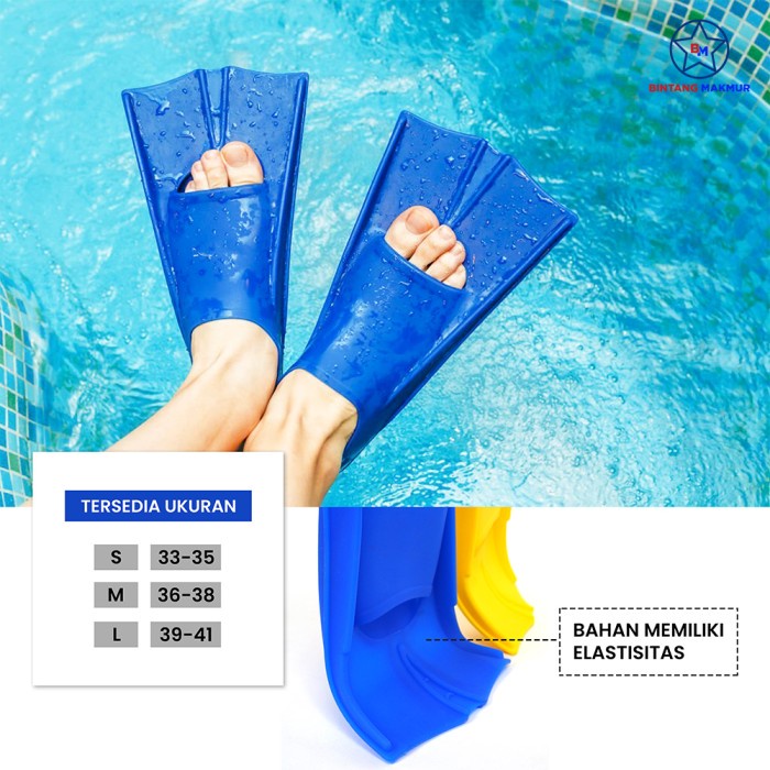 Terlaris Sepatu Renang Katak Silicone Speedo