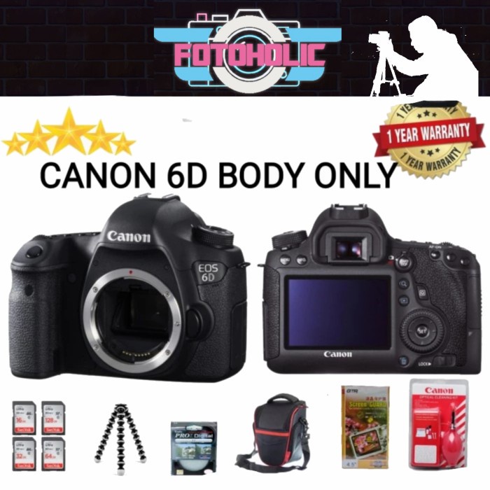 Canon Eos 6D Body Only/6D Bo/Kamera Canon 6D Body Only / Canon 6D Bo