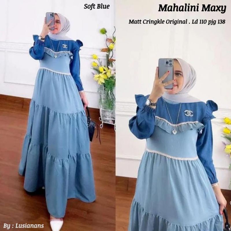 MAHALINI INGGIT GEMPITA DRESS || GAMIS LUSIANA CERRUTY BABYDOLL